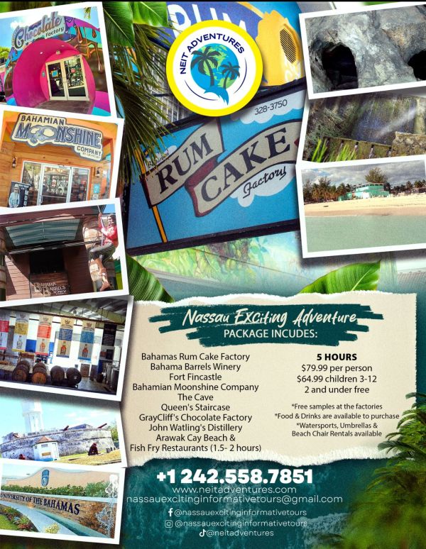 nassau exciting tour flyer